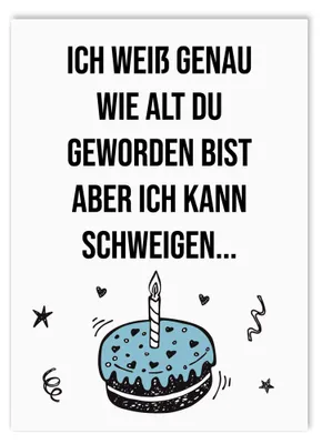 Produktbild von Geburtstagskarte Ich weiß genau wie alt Du geworden bist Postkarte