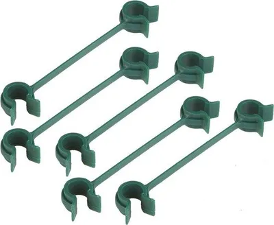 Productafbeelding van Famanu plantclips voor het bevestigen van planten - 5 stuks - 11 mm - groen