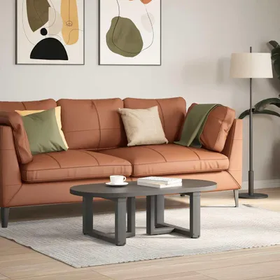 Obrázek produktu pro vidaXL Nohy konferenčního stolku ve tvaru T 2 ks. Antracit 50x25x(30-31) cm Ocel
