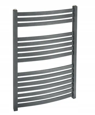 Productafbeelding van Zwarte LUPO designradiator voor de badkamer, 71,5 x 53 cm