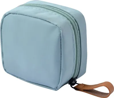 Produktbild von Kleine Kosmetiktasche, tragbar, verdickt, glatt, mit Reißverschluss, Make-up-Tasche, Organizer für Make-up-Pinsel, Lippenstifte