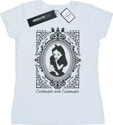 Produktbild von Disney - "Alice in Wonderland" T-Shirt für Damen BI6738 (M) (Weiß)