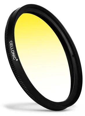 Produktbild von CELLONIC Ø 37mm Verlaufsfilter Gelb kompatibel mit Panasonic Lumix - Landschaftsfilter