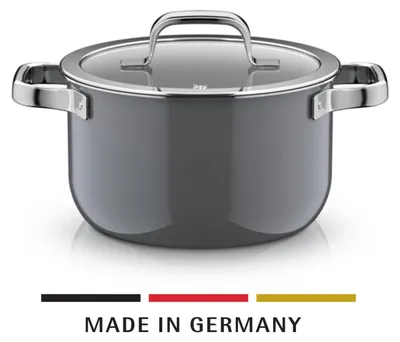 Produktbild von WMF Fusiontec Mineral Pro, Kochtopf mit Deckel, 20 cm, Platinum 122547
