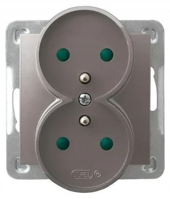 Obrázok produktu pre Ospel GP-2YRAZP/m/23, Titán, IP20, 16 A, 71 mm, 47 mm, 71 mm