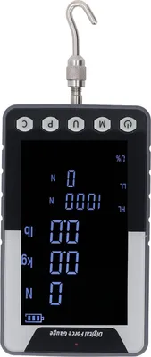Obrázek produktu pro Digitální tlakoměr, synchronizace dat, digitální tlakoměr, 3 režimy měření, 1000 N, 100 kg, 220 lb, pro výuku ve školní laboratoři (EU zástrčka)