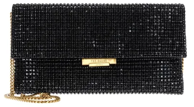 Produktbild von Ted Baker Handtasche Kristin Crystal Long Fold Over Crossbody Bag Black schwarz