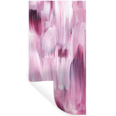 Produktbild von MuchoWow® Wandtattoo Wandsticker Wandaufkleber Farben - Farbe - Rosa 40x80 cm Selbstklebend und Repositionierbar - Repositionierbar - Wasser abweisend