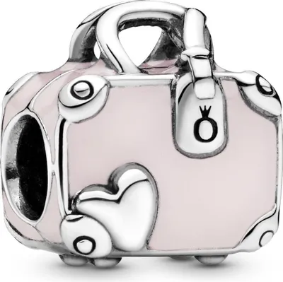 Produktbild von Pandora Rosafarbener Koffer Charm 798063EN124 Anhänger