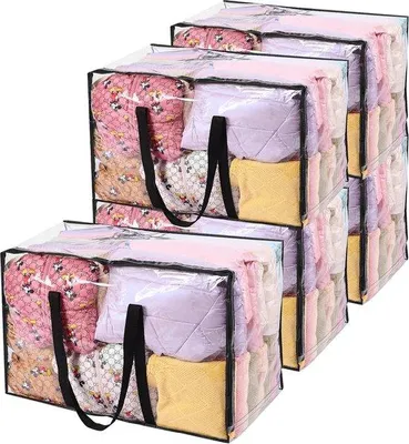Produktbild von Famanu Aufbewahrungsboxen Set 2 Stück mit Reißverschluss - Grau