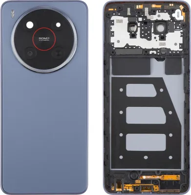 Productafbeelding van Achterkant met middenframe voor de ZTE Blade V70 Max, vervangingsonderdeel, paars