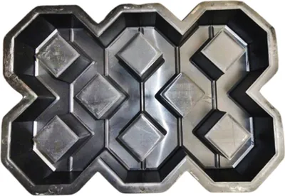 Produktbild von Schalungsform Gießform für Rasensteine 10 cm stark - Kunststoff Form - immer wieder verwendbar - Nr. 293