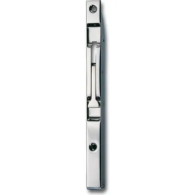 Produktbild von Türkantriegel U-Gehäuse mit Klapphebel 300 x 18 x 17 mm, Hub 14, vernickelt