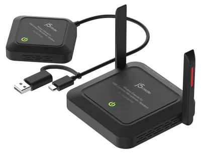 Productafbeelding van j5create JVW120-N, kabelgebonden en draadloos