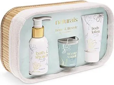 Image de Coffret cadeau Source Balance Naturals Panier en bambou