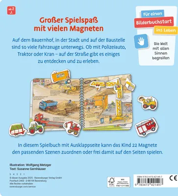 Produktbild von Mein großes Magnetbuch - Wer fährt wohin?