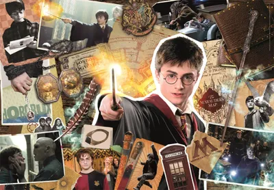 Produktbild von Clementoni Harry Potter Zauberstabpuzzle 1500 Stücke    One Size
