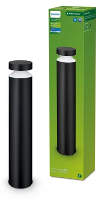 Image de Philips Laven IP44 6 W 750 lm 4000 K noir LED colonne lumineuse extérieure