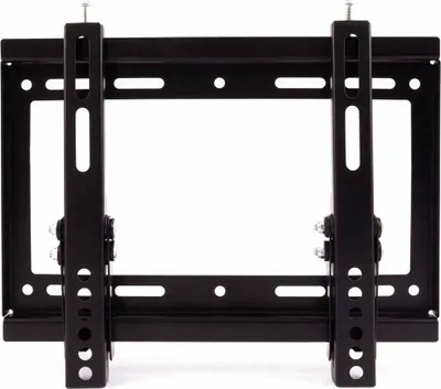 Image de Support TV mural CoolBox 14" - 42". Poids jusqu'à 25 kg, inclinaison réglable (0º/12º). Compatible avec les supports VESA 50-200 x 80-215 mm. Distance du mur 60 mm, noir