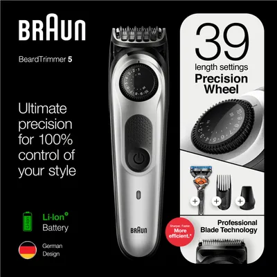 Produktbild von Braun BT5260, Waschbar, Akku, Schwarz