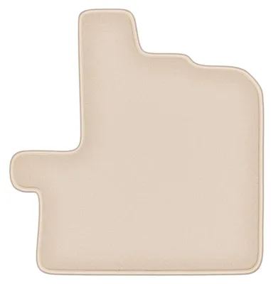 Produktbild von DURBAN Beige Velours-Fahrerfußmatte für Fiat Ducato III Transporter (2006-2014)