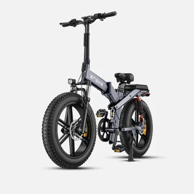 Productafbeelding van X20 Elektrische Fiets: 1065,6 Wh-Accu, Actieradius van 70 km, Grijs.