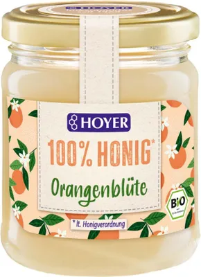 Produktbild von Hoyer  Orangenblütenhonig 250g