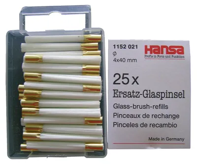 Produktbild von Hansa-Technik Ersatzglaspinsel Glasradierer 1152001 4 x 40 mm (Ø x L)