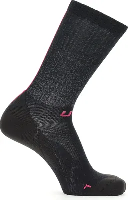 Immagine prodotto di Calzini da ciclismo invernali UYN Cycling Aero da donna, nero/rosa, taglia 37-38