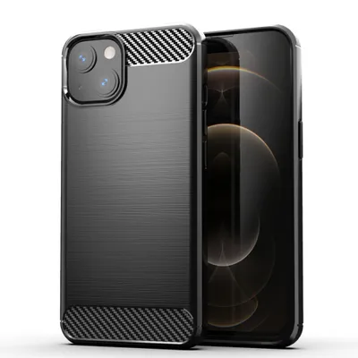 Produktbild von Carbon Shield Hülle für Apple iPhone 13 Mini - Schwarz KP9983