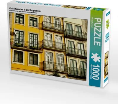 Produktbild von Calvendo Häuserfassaden in der Hauptstraße 1000 Teile Puzzle quer 640x480mm, Furkert Nicola; 7285870