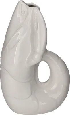 Produktbild von Gift Company Madame Crevette Hummer Vase L weiß 32cm