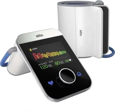 Produktbild von Braun Activ Scan 9 Oberarm Blutdruckmessgerät Gesundheitsgerät Messgerät Schwarz