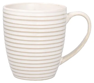 Produktbild von Greengate Dunes Becher mit Henkel white 0,4l