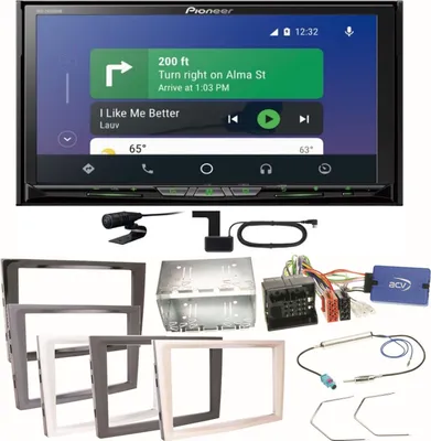Produktbild von Pioneer AVH-Z9200DAB Carplay Einbauset für Opel Astra H Corsa D Zafira B Antara