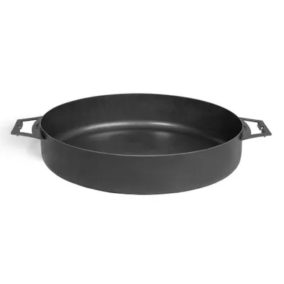 Produktbild von Pfanne aus natürlichem Stahl 50 cm mit zwei Griffen