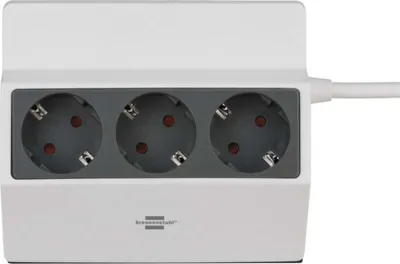Obrázek produktu pro Brennenstuhl 1150070, 3 m, Vnitřní, IP20, Antracit, Bílá, 3 AC zásuvky / AC zásuvek, 16 A