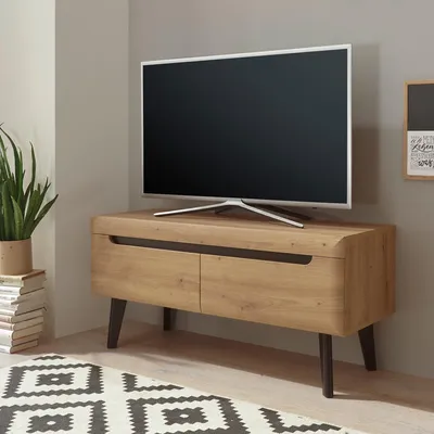 Produktbild von Lowboard Torge - Eiche Artisan / Schwarz