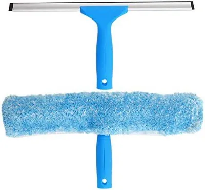 Produktbild von Profi-Fensterreinigungsset – Abzieher & Mikrofaser-Fensterwischer, 25 cm (14 Zoll)
