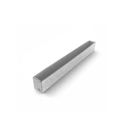 Produktbild von Aufbewahrungsbox CLEAN Filz 74 x 7 x 10 cm ohne Deckel in hellgrau meliert