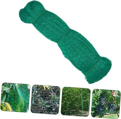 Produktbild von Gartenzaun, Nylon-Netz für Garten, Vogelabwehr für Obstbäume, Pflanzenschutz für den Garten, 4 x 20 Meter, grün.
