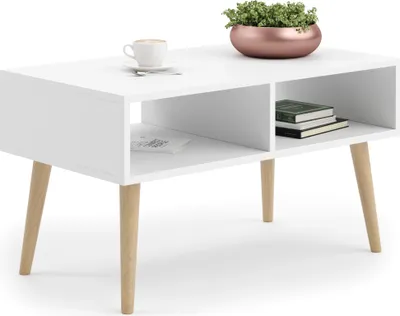 Produktbild von Robuster Couchtisch SANDI, Moderner Wohnzimmertisch mit Stauraum, Ideal fŸr Wohnzimmer und Lounge
