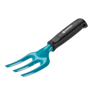 Produktbild von Classic Blumengabel (türkis/schwarz, 7,5cm)