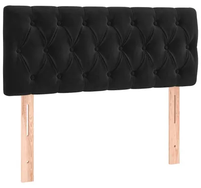 Produktbild von vidaXL Kopfteil Schwarz 100x7x78/88 cm Samt