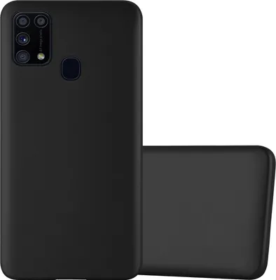 Immagine prodotto di Cadorabo cover protettiva per Samsung Galaxy M31 custodia in nero per telefono cellulare TPU custodia in silicone cover case