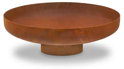 Immagine prodotto di Braciere da giardino focolare per esterno - Ø 60 cm - Effetto ruggine - Con base - Per giardino e terrazza