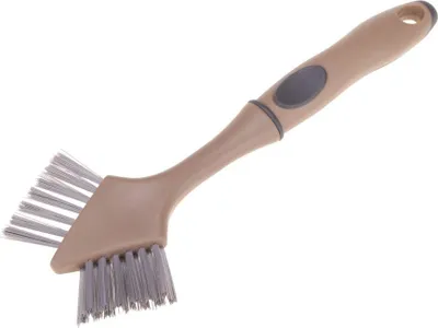 Produktbild von Mokka-Bürste zur Reinigung schwer zugänglicher Stellen, 23 cm, Grau-Beige