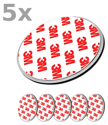 Produktbild von NEMAXX® Rauchmelder-Magnethalter 5er-Set – selbstklebende Magnethalterung Ø 60 mm, Montage ohne Bohren & Schrauben – für alle Rauch- & Feuermelder