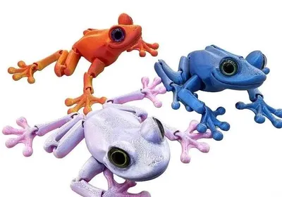 Produktbild von 3D-Frosch-Knetfigur MIX – ADAR