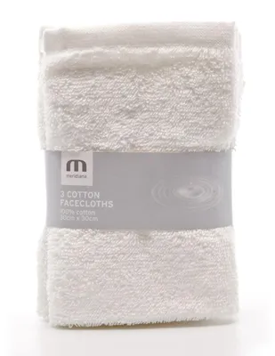 Imagen del producto de Esponjas de limpieza de 30x30 cm, 100% algodón, paquete de 3 unidades, ideales para toda la familia